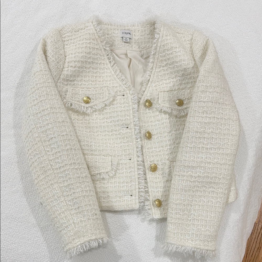 J Crew Blazer with Gold Accents